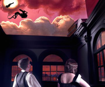 Poster for "Haunting Hearts on Halloween Night."