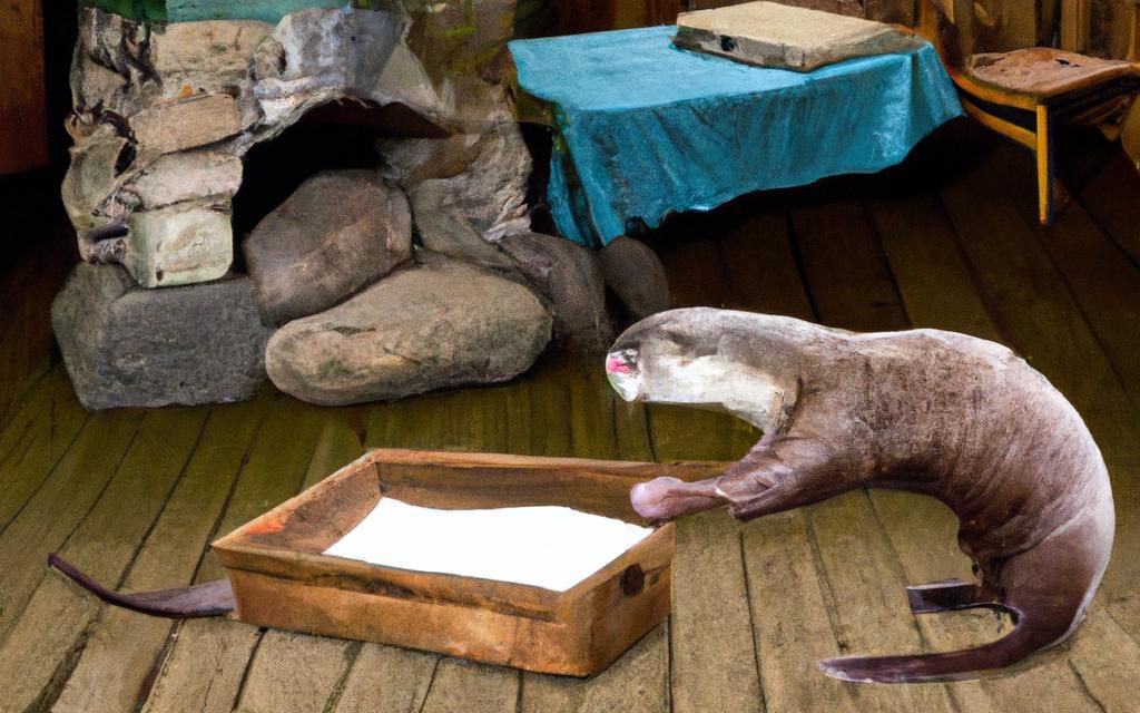 Poster for "The Haunted Otter: A Tale of Revenge from Beyond the Grave."