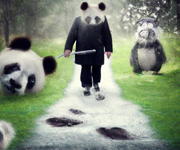 Poster for "Panda's Dream: Shadows and Memories"