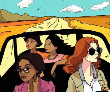 Poster for "Reviving Sisterhood: Cross-Country Journey"