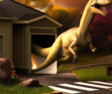 Poster for "Jurassic Haunt: Revenant Homecoming."