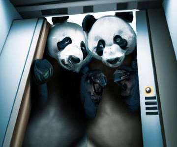 Poster for "Panda Panic in the Shaft"