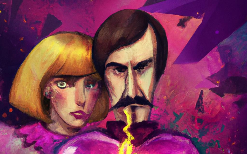 Poster for "Ironheart's Dilemma: A Futuristic Western Love Story"