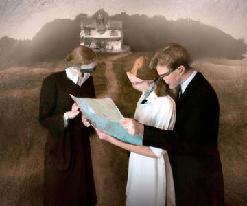 Poster for "Surrendered Secrets: A Doctor's Enigma of Love"