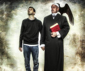 Poster for "The Absurd Ascendance: Priest, Mentor, and Miracles"