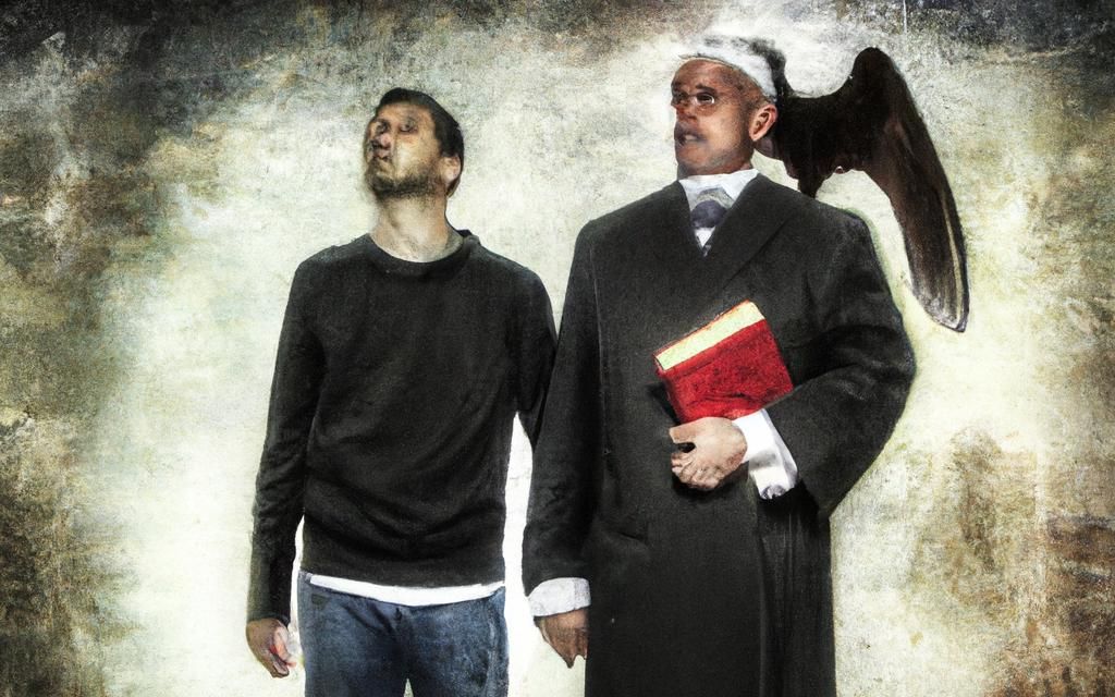 Poster for "The Absurd Ascendance: Priest, Mentor, and Miracles"