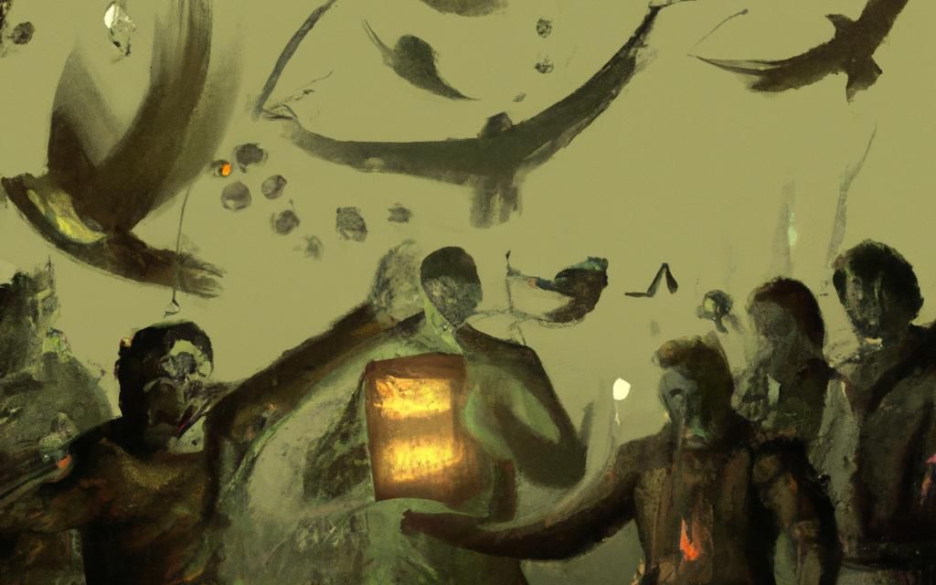Poster for "The Enigmatic Tryst of Midnight Immortals"