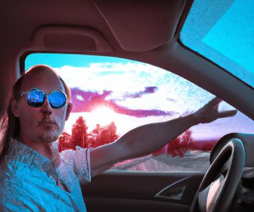Poster for "Darkened Hearts: A Road Trip's Haunting Sins"