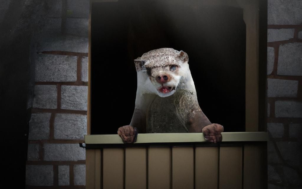 Poster for "Haunted Waters: Otter's Halloween House of Horrors"