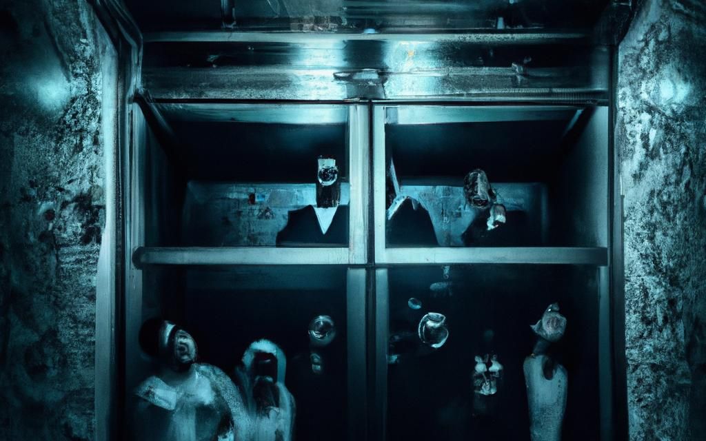 Poster for "Spectral Escapade: Elevator's Eerie Alliance"