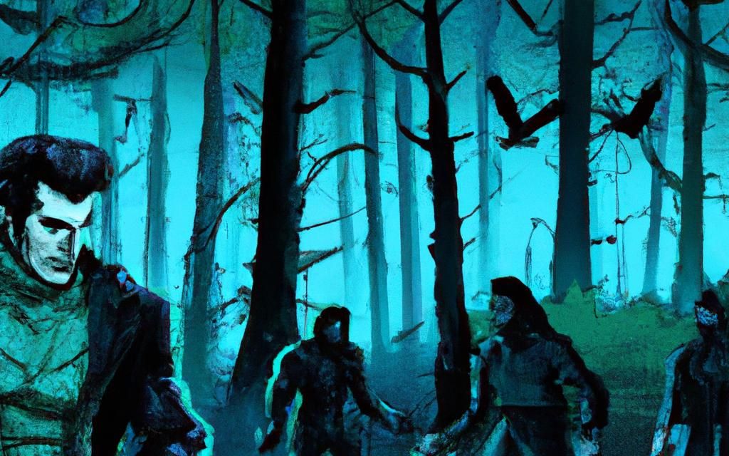 Poster for "The Bloodline's Haunting Quest for Immortality"