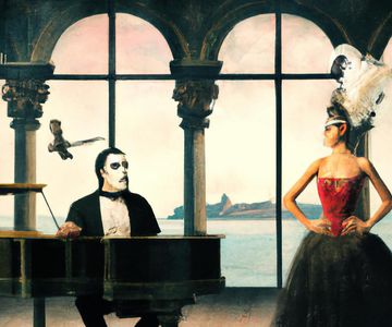 Poster for "Ethereal Enchantments: The Pianist's Obsession"