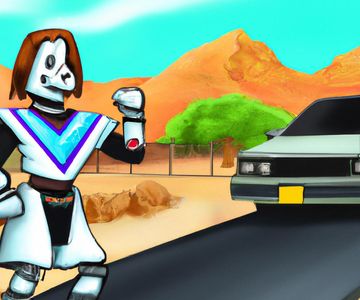 Poster for "Unwired Travels: A Cyborg's Journey Across America"