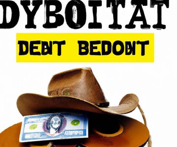 Poster for "The Debt-Dodging Rodeo: A Postmodern Gallop"