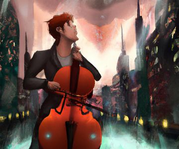 Poster for "Melody of Enchantment: The Cellist's Heroic Journey"
