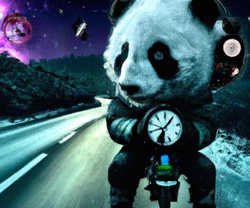 Poster for "Panda's Byte: Chronicles of Time Distortion"