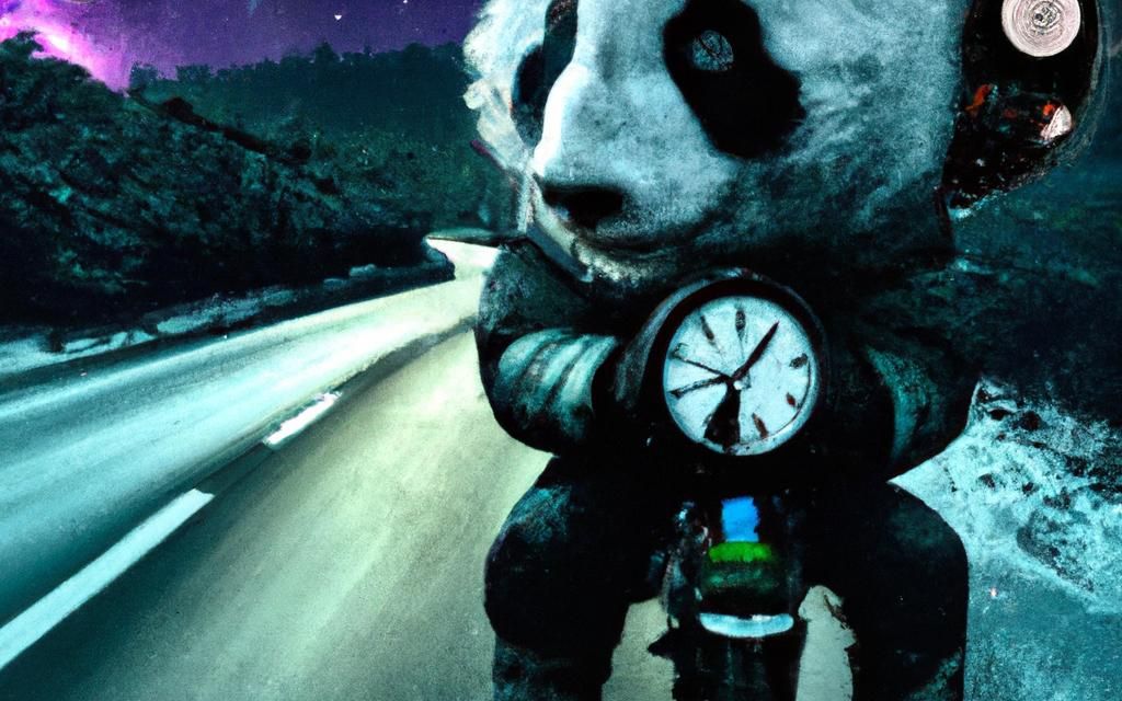 Poster for "Panda's Byte: Chronicles of Time Distortion"