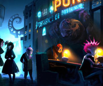 Poster for "Love in Neon: A Monstrous Culinary Affair"