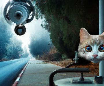 Poster for "The Feline Dream Machine: Illusion's Collide"